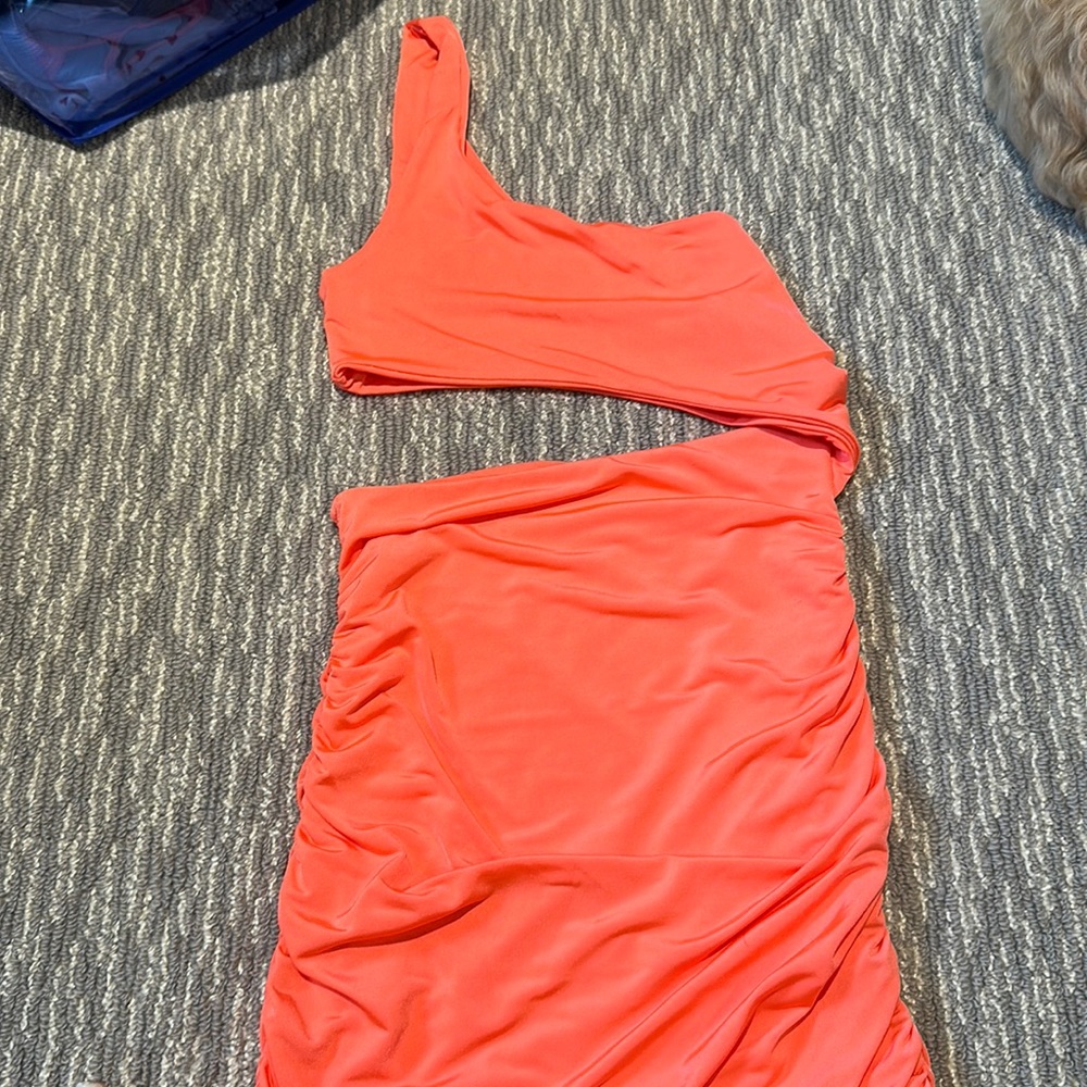 Better Be Neon Coral Dress Size Small